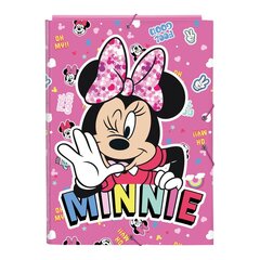 Aplankas minnie mouse lucky rožinė a4 kaina ir informacija | Kanceliarinės prekės | pigu.lt