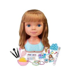 Lėlės galva dažymui Famosa Nancy Beauty Secrets, 23 cm kaina ir informacija | Žaislai mergaitėms | pigu.lt