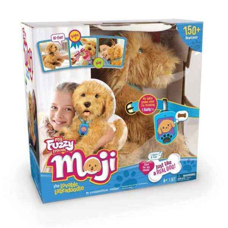 Pūkuotas žaislas su garsu Famosa Moji Dog kaina ir informacija | Minkšti (pliušiniai) žaislai | pigu.lt