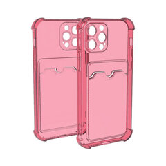 Чехол Shockproof Card для iPhone 13 Pro Max (6,7″) — Розовый цена и информация | Чехлы для телефонов | pigu.lt