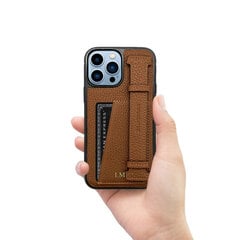 Zillionaire Pebbled Finger Pocket кожаный чехол для iPhone 13 Pro Max (6,7″) — Черный цена и информация | Чехлы для телефонов | pigu.lt