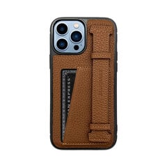 Zillionaire Pebbled Finger Pocket кожаный чехол для iPhone 13 Pro Max (6,7″) — Черный цена и информация | Чехлы для телефонов | pigu.lt