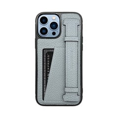 Zillionaire Pebbled Finger Pocket кожаный чехол для iPhone 13 Pro Max (6,7″) — Черный цена и информация | Чехлы для телефонов | pigu.lt