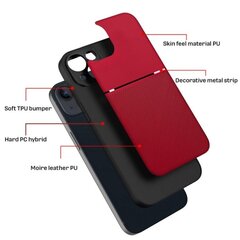 Чехол Forcell Nobel для iPhone 13 Pro Max (6,5″) — Красный цена и информация | Чехлы для телефонов | pigu.lt