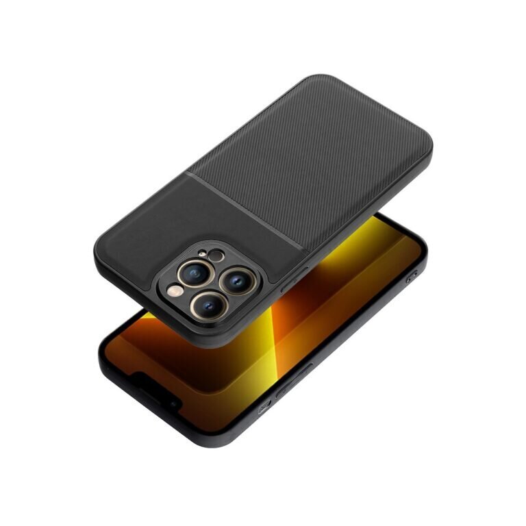 Forcell Nobel skirtas iPhone 13 Pro Max, juodas kaina ir informacija | Telefono dėklai | pigu.lt