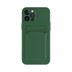 Чехол Card для iPhone 13 Pro Max (6,7″) — Зеленый цена и информация | Чехлы для телефонов | pigu.lt