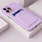 Beep Card skirtas iPhone 13 Pro, violetinis цена и информация | Telefono dėklai | pigu.lt