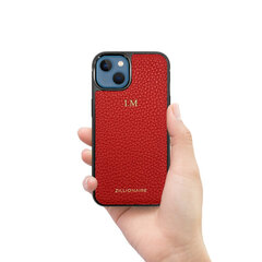 Кожаный чехол для iPhone 13 Mini (5,4”), красный цена и информация | Чехлы для телефонов | pigu.lt