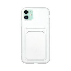 Чехол Card для iPhone 12/12 Pro (6,1″) — Белый цена и информация | Чехлы для телефонов | pigu.lt