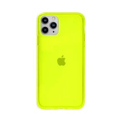 Neon skirtas iPhone 12/12 Pro, geltonas kaina ir informacija | Telefono dėklai | pigu.lt