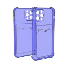 Чехол Shockproof Card для iPhone 12 Mini (5,4″) — Фиолетовый цена и информация | Чехлы для телефонов | pigu.lt