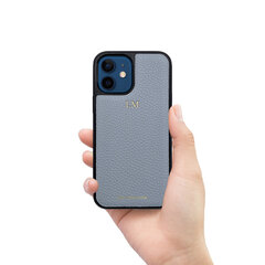 Кожаный чехол Zillionaire Pebbled для iPhone 12 Mini (5,4”) — Светло-синий цена и информация | Чехлы для телефонов | pigu.lt