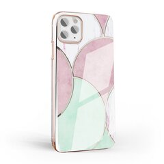 Forcell Marble skirtas iPhone 12 Mini Circle, rožinis kaina ir informacija | Telefono dėklai | pigu.lt