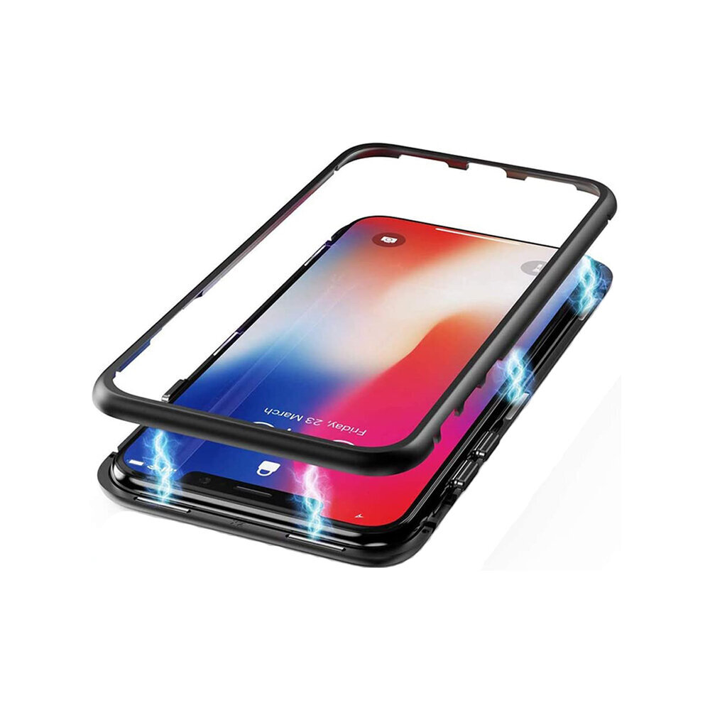 Beep Magnetic skirtas iPhone 7/8/SE 2020, juodas цена и информация | Telefono dėklai | pigu.lt