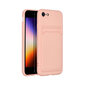 Forcell Beep Card skirtas iPhone 7/8/SE 2020, rožinis kaina ir informacija | Telefono dėklai | pigu.lt