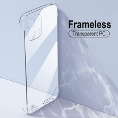 Прозрачный чехол без рамки для iPhone 7/8/SE 2020 (4,7″) - Черный цена и информация | Чехлы для телефонов | pigu.lt