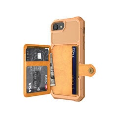 Чехол Wallet для iPhone 7/8/SE (4,7″) — Жёлтый цена и информация | Чехлы для телефонов | pigu.lt