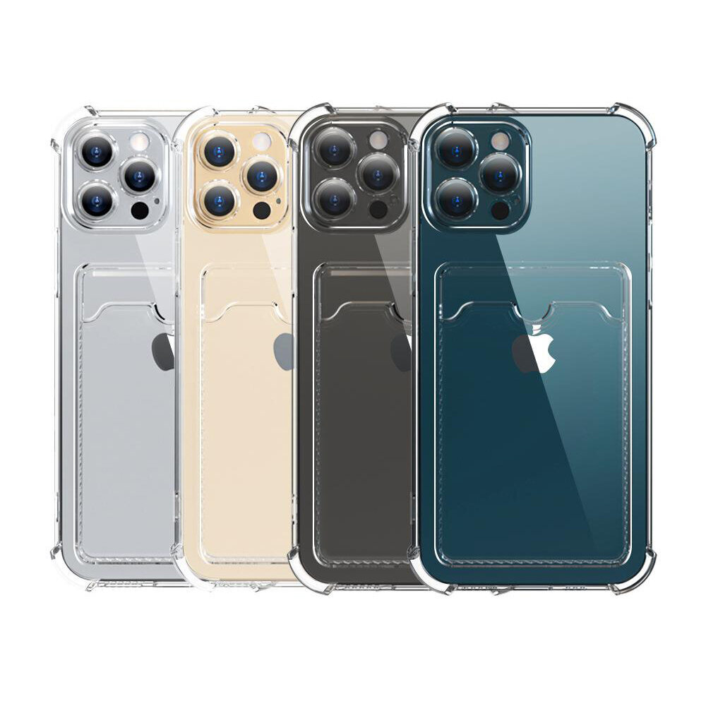 Shockproof Card skirtas iPhone 11 Pro Max, violetinis kaina ir informacija | Telefono dėklai | pigu.lt