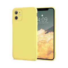 Beep Silicone skirtas iPhone 11 Pro Max geltonas kaina ir informacija | Telefono dėklai | pigu.lt