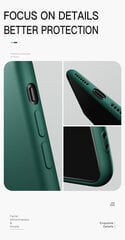 Beep Silicone skirtas iPhone 11 Pro Max, žalias kaina ir informacija | Telefono dėklai | pigu.lt