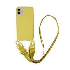 Чехол на шнурке Cross-Body для iPhone 11 Pro Max (6,5″) — Жёлтый цена и информация | Чехлы для телефонов | pigu.lt