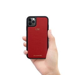 Кожаный чехол Zillionaire Waves для iPhone 11 Pro (5,8″) — Чёрный цена и информация | Чехлы для телефонов | pigu.lt
