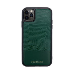 Кожаный чехол Zillionaire Lizard для iPhone 11 Pro Max (6,5″) — Зелёный цена и информация | Чехлы для телефонов | pigu.lt