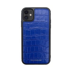 Zillionaire Croco skirtas iPhone 11, mėlynas kaina ir informacija | Telefono dėklai | pigu.lt