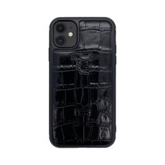 Zillionaire Croco Finger skirtas iPhone 11, juodas kaina ir informacija | Telefono dėklai | pigu.lt