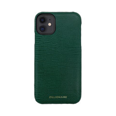 Кожаный чехол Zillionaire Lizard для iPhone 11 (6,1″) — Зелёный цена и информация | Чехлы для телефонов | pigu.lt