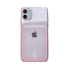Прозрачный чехол Card Case для iPhone 11 (6,1″) — Розовый цена и информация | Чехлы для телефонов | pigu.lt