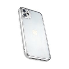 Матовый силиконовый чехол для iPhone X/Xs (5,8″) — Серебряный цена и информация | Чехлы для телефонов | pigu.lt