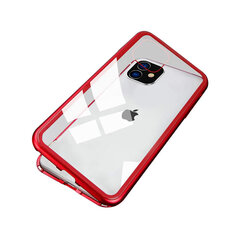 Магнитный чехол для iPhone X/Xs (5,8″) — Красный цена и информация | Чехлы для телефонов | pigu.lt