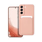 Forcell Beep Card skirtas Samsung Galaxy S22+, rožinis kaina ir informacija | Telefono dėklai | pigu.lt