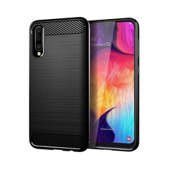 Carbon skirtas Samsung Galaxy A10, juodas kaina ir informacija | Telefono dėklai | pigu.lt