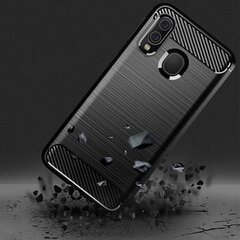 Carbon skirtas Samsung Galaxy A10, juodas kaina ir informacija | Telefono dėklai | pigu.lt