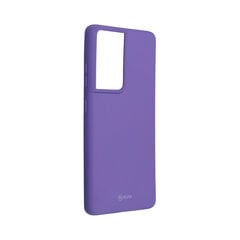 Чехол Roar Colorful Jelly для Samsung Galaxy S21 Ultra (6,8″) — Фиолетовый цена и информация | Чехлы для телефонов | pigu.lt