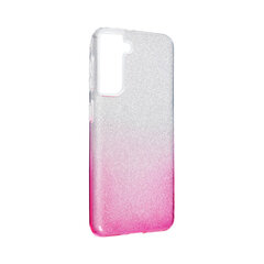 Чехол Sparkle для Samsung Galaxy S21+ (6,7″) — Прозрачный / Розовый цена и информация | Чехлы для телефонов | pigu.lt