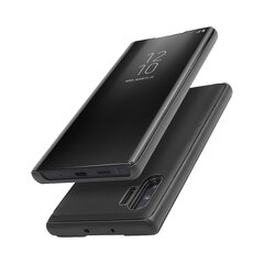 Чехол Mirror Flip для Samsung Galaxy S20 Ultra — Чёрный цена и информация | Чехлы для телефонов | pigu.lt