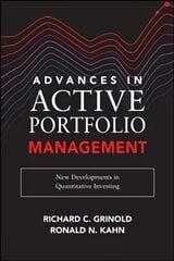 Advances in Active Portfolio Management: New Developments in Quantitative Investing kaina ir informacija | Ekonomikos knygos | pigu.lt
