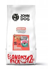 John Dog Good su kiauliena ir jautiena, 12 kg kaina ir informacija | Sausas maistas šunims | pigu.lt