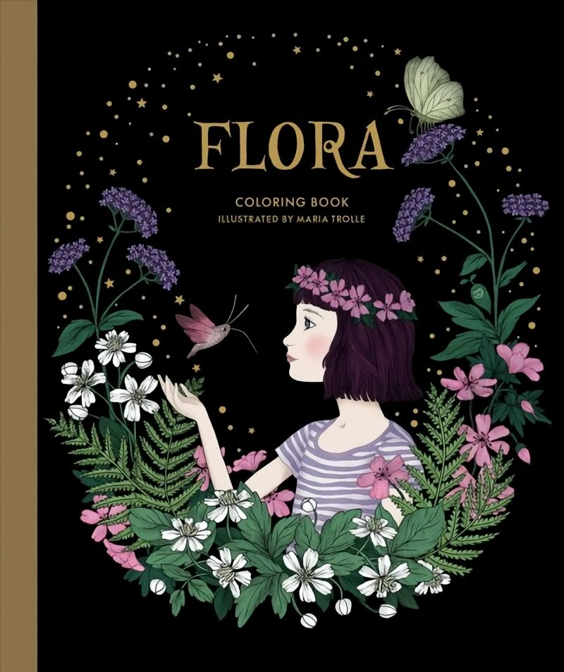 Flora Coloring Book kaina ir informacija | Knygos apie sveiką gyvenseną ir mitybą | pigu.lt