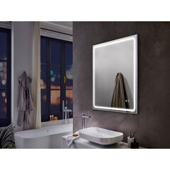 Vonios veidrodis su LED apšvietimu MIA DEFOGGER 600X800MM 5700K kaina ir informacija | Veidrodžiai | pigu.lt