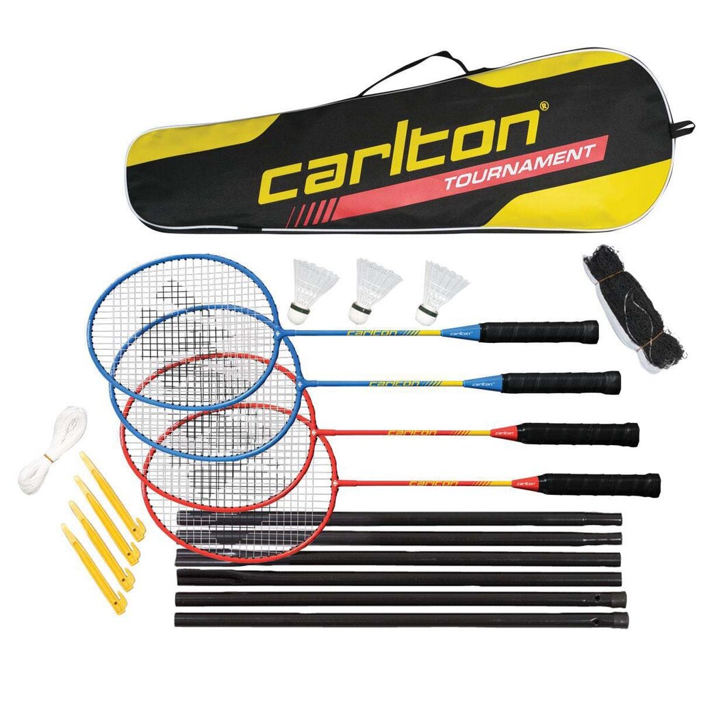 Badmintono rink. Carlton TOURNAMENT 4 žaidėjams цена и информация | Badmintonas | pigu.lt