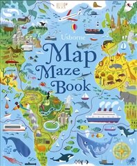 Map Maze Book UK kaina ir informacija | Knygos paaugliams ir jaunimui | pigu.lt