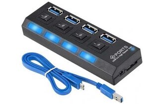 USB 3.0 HUB цена и информация | Адаптеры, USB-разветвители | pigu.lt