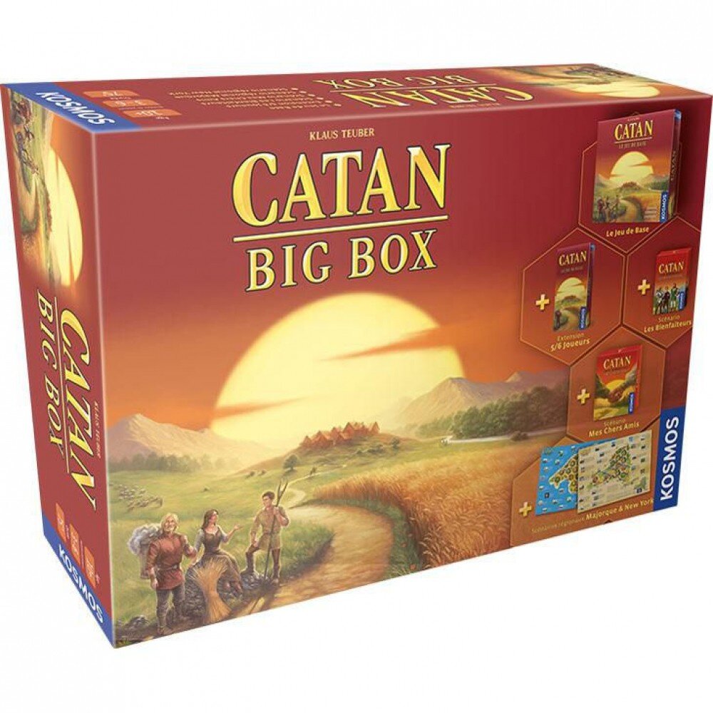Stalo žaidimas Asmodee Catan Big Box, FR цена и информация | Stalo žaidimai, galvosūkiai | pigu.lt