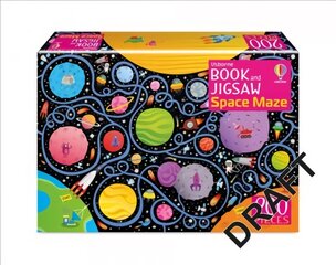 Book and Jigsaw Space Maze цена и информация | Книги для малышей | pigu.lt