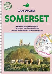 Philip's Local Explorer Street Atlas Somerset: (Spiral binding) kaina ir informacija | Kelionių vadovai, aprašymai | pigu.lt
