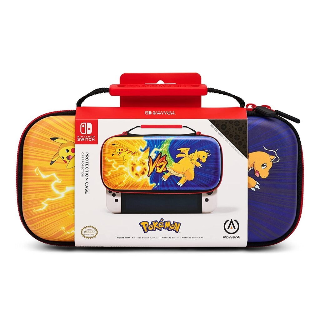 PowerA Nintendo Switch Protection Case Pikachu vs. Dragonite kaina ir informacija | Žaidimų kompiuterių priedai | pigu.lt